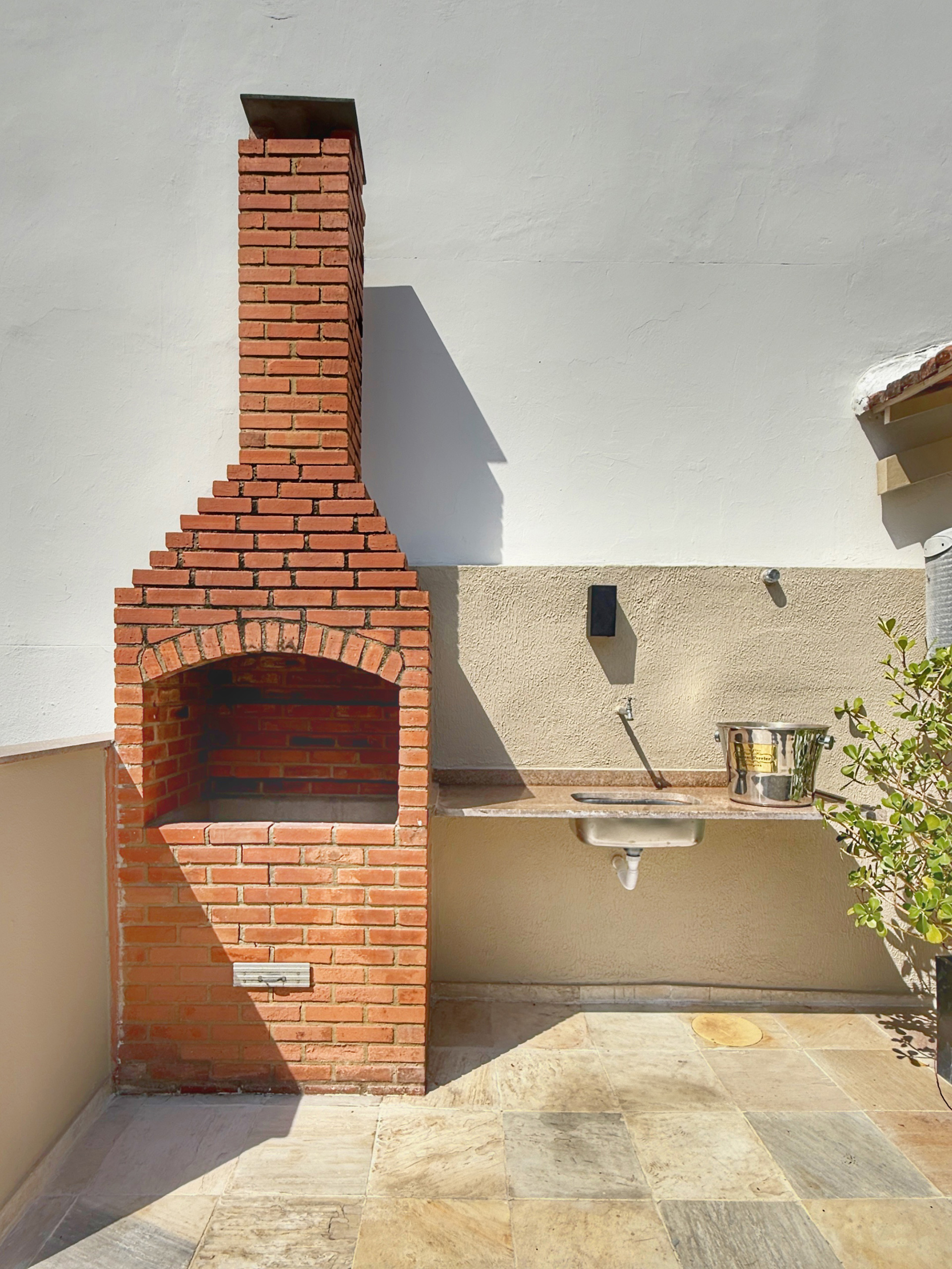 Área de churrasqueira na cobertura