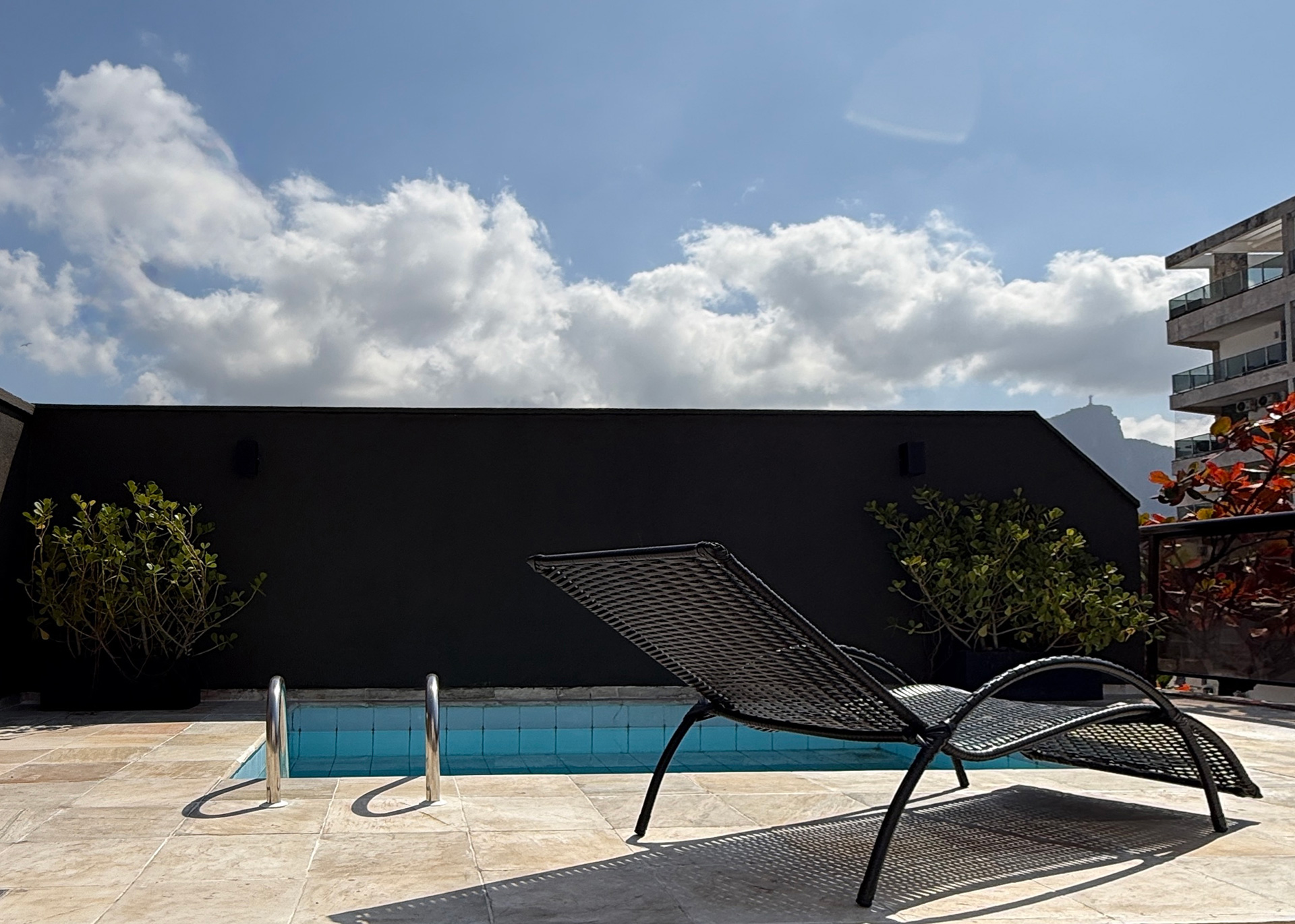 Vista do Cristo Redentor a partir da cobertura